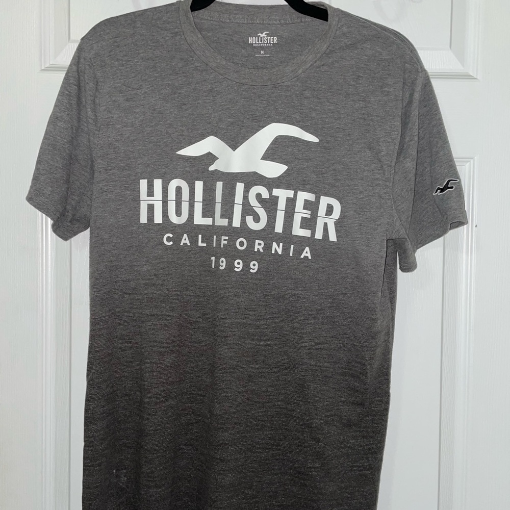 Hollister Black/Grey T-Shirt M